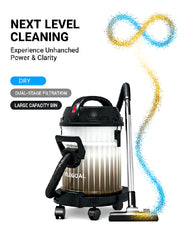 CVC1 Vacuum Cleaner - 18,000Pa Suction, 1800W, 18L Dust Cup