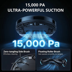 RP91 BLDC Robot Vacuum & Mop - 15,000Pa Suction, 220min Runtime