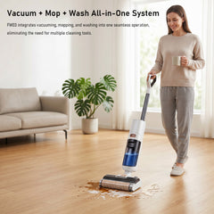 FW03 BLDC Cordless Floor Washer - 14kPa Suction, 220W, 35min Runtime