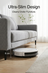 RP34 Robot Vacuum & Mop - 3,000Pa Suction, 140min Runtime, 300/300mL Tanks