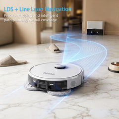 RP90 Robot Vacuum & Mop - 20,000Pa Suction, 220min Runtime, Vacuum & Mop
