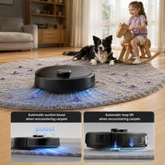 RP91 BLDC Robot Vacuum & Mop - 15,000Pa Suction, 220min Runtime