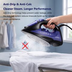 IW5 Handheld Garment Steamer - 2200W, 25g/min Steam, 300mL Tank
