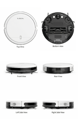 RP34 Robot Vacuum & Mop - 3,000Pa Suction, 140min Runtime, 300/300mL Tanks