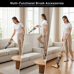 PV26 Corded Stick Vacuum - 16,000Pa Suction, 600W, 0.8L Dust Cup