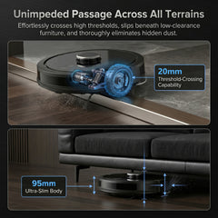 RP91 BLDC Robot Vacuum & Mop - 15,000Pa Suction, 220min Runtime