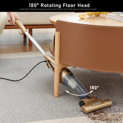 PV26 Corded Stick Vacuum - 16,000Pa Suction, 600W, 0.8L Dust Cup