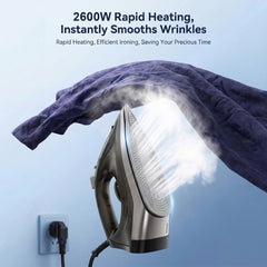 IW8 Handheld Garment Steamer - 2600W, 30g/min Steam, 260mL Tank