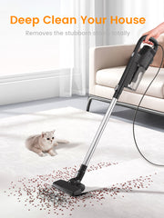 PV16 Corded Stick Vacuum - 15,000Pa Suction, 0.4L Dust Cup, HEPA Filter