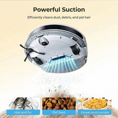 RP39 Robot Vacuum & Mop - 800Pa Suction, 90min Runtime, 310mL Dust Bin