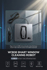WCB30 BLDC + Anti-Slip Tracks Window Cleaning Robot - 3200Pa Suction